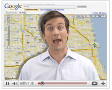 find CTA trip with GOOGLE route planner